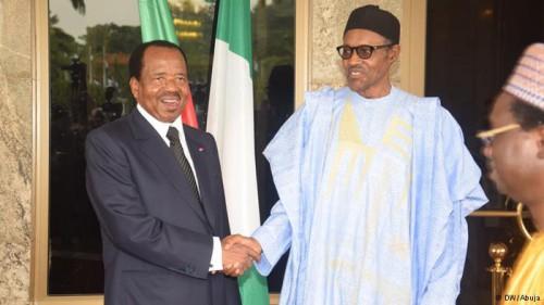 Le chef de l’Etat camerounais plaide pour l’élaboration de projets de co-développement avec le Nigéria