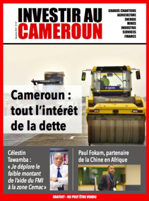 Le magazine Investir au Cameroun révèle les ressorts de la dette publique du pays dans son édition de novembre 2017