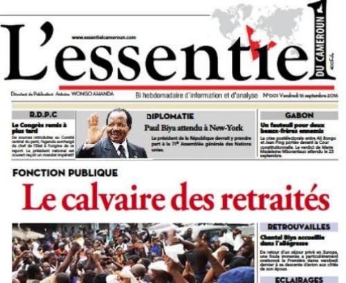 Cameroun : le dernier-né de la presse s’appelle « L’Essentiel du Cameroun »