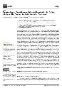 Weakening of coastlines and coastal erosion in the Gulf of Guinea : the case of Kribi (Cameroon)