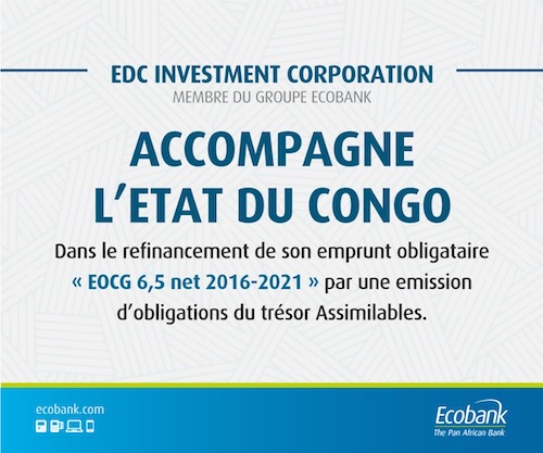 35360 edc investment corporation accompagne letat du congo dans le refinancement de son emprunt obligataire