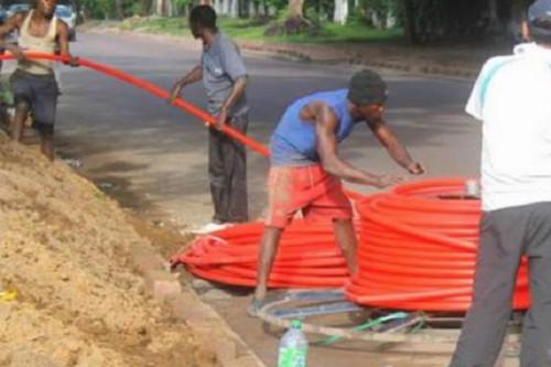 En chantier depuis août 2020, la liaison à fibre optique entre le Cameroun et le Congo sera bientôt réceptionnée