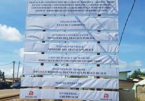 Route Ebolowa-Akom II-Kribi : l’Italienne ICM-CMC peine à mobiliser les fonds d’un marché de 160 milliards de FCFA