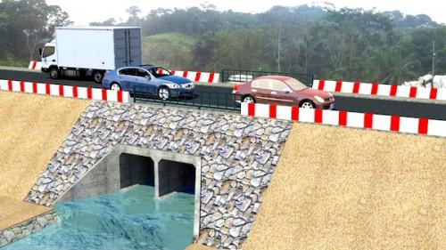 Rétablissement du pont de Manyaï reliant Yaoundé et Douala