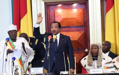 Cameroun: le chef de l'Etat Paul Biya nouvellement élu prête serment et fixe le cap du septennat 2018-2025