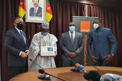 Orange Cameroun porte à 180 millions de FCFA son don en matériels au gouvernement, pour la lutte contre le Covid-19