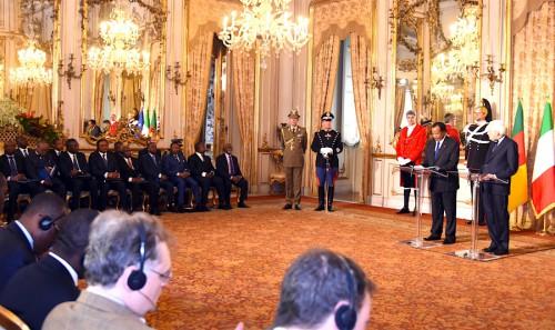 Paul Biya en Italie : «Mon gouvernement reste ouvert à tout dialogue qui ne remet pas en cause l’unité et la diversité du pays"