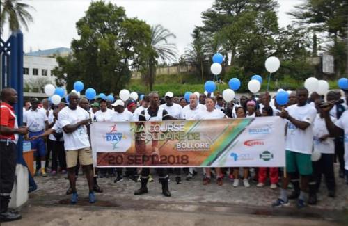 1 000 collaborateurs du groupe Bolloré au Cameroun participent au Marathon Day, pour générer des dons à offrir à une association caritative