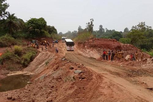 La réhabilitation de la route Babadjou-Bamenda, sur le corridor Yaoundé-Enugu (Nigeria), victime de la crise anglophone