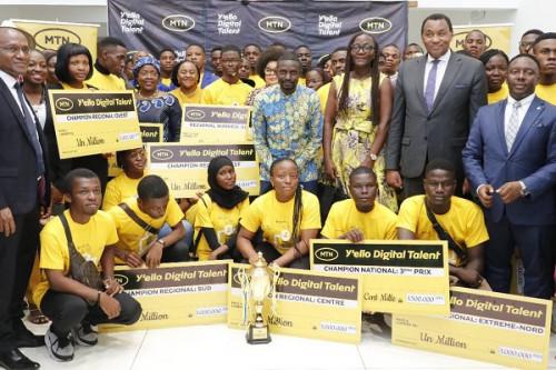 Numérique : l’École nationale supérieure des postes, télécoms et TIC remporte le 1er « Yello Digital Talent » de MTN
